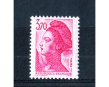1987 - LOTTO/FRA2493N - FRANCIA - 3,70 Fr. ROSA LIBERTA' - NUOVO