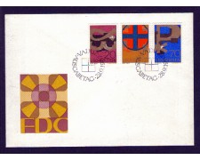 1967 - LOTTO/LIE430FDC - LIECHTENSTEIN - SIMBOLI CRISTIANI - BUSTA FDC