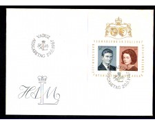 1967 - LOTTO/LIEBF10FDC - LIECHTENSTEIN - NOZZE PRINCIPE - BUSTA FDC