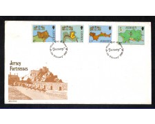1980 - LOTTO/JER209FDC - JERSEY - FORTEZZE - BUSTA FDC