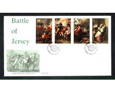 1981 - LOTTO/JER231FDC - JERSEY - BICENTENARIO BATTAGLIA DI JERSEY - BUSTA FDC
