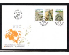 1993 - LOTTO/ALA77FDC - ALAND - ROCCE - BUSTA FDC