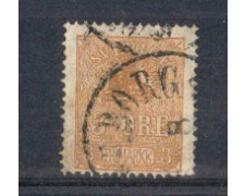 1862 - LOTTO/SVE12U2 - SVEZIA - 3 o. BISTRO - USATO 1862 - LOTTO/SVE12U2 - SVEZIA - 3 o. BISTRO - USATO