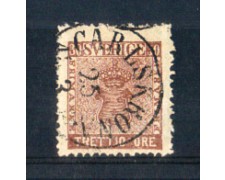 1858 - LOTTO/SVE10U - SVEZIA - 30 ORE BRUNO - USATO 1858 - LOTTO/SVE10U - SVEZIA - 30 ORE BRUNO - USATO