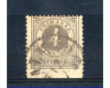 1872 - LOTTO/SVE17IUV  - SVEZIA - 4 o. GRIGIO NON DENT. IN BASSO - USATO