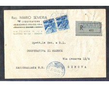 1947 - REPUBBLICA - LBF/745 - GENOVA BUSTA RACC. PER CITTA' 1947 - REPUBBLICA - LBF/745 - GENOVA BUSTA RACC. PER CITTA'