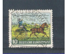 1952 - LOTTO/10500U - GERMANIA FEDERALE - 10p. GIORNATA DEL FRANCOBOLLO - USATO 1952 - LOTTO/10500U - GERMANIA FEDERALE - 10p. GIORNATA DEL FRANCOBOLLO - USATO