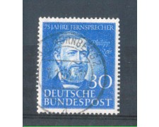 1952 - LBF/2445C - GERMANIA FEDERALE - 30p. PHILIP REIS - USATO 1952 - LBF/2445C - GERMANIA FEDERALE - 30p. PHILIP REIS - USATO