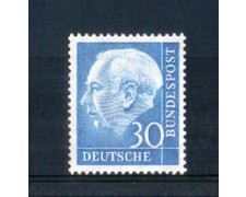 1954 - LOTTO/10502 - GERMANIA FEDERALE - 30p. EFFIGIE HEUSS - NUOVO