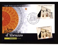 2010 - LOTTO/10579 - REPUBBLICA - BASILICA DI COLLEMAGGIO - CARTOLINA MAXIMUM