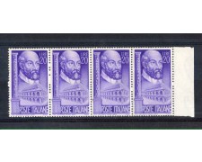 1949 - LOTTO/REP608ST - REPUBBLICA -  20 LIRE A.PALLADIO STRISCIA - NUOVI
