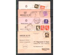 COMO - 1930/40 - LOTTO/10773 - REGNO - INSIEME DI 5 RICEVUTE DI RITORNO COMO - 1930/40 - LOTTO/10773 - REGNO - INSIEME DI 5 RICEVUTE DI RITORNO