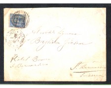 1886 - LOTTO/10802 - REGNO - 25 CENT. UMBERTO I° SU BUSTA PER LA SVIZZERA 1886 - LOTTO/10802 - REGNO - 25 CENT. UMBERTO I° SU BUSTA PER LA SVIZZERA