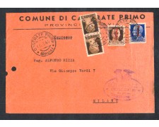1944 - LOTTO/10803 - RSI - BUSTA DA CASORATE PER MILANO
