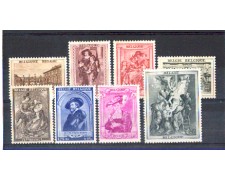 1939 - LOTTO/10843 - BELGIO - RESTAURO CASA DI RUBENS - 8v. LING. 1939 - LOTTO/10843 - BELGIO - RESTAURO CASA DI RUBENS - 8v. LING.