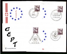 1970 - LBF/3459 - AUSTRIA - INSIEME DI 4 BUSTE A TEMA EUROPA 1970 - LBF/3459 - AUSTRIA - INSIEME DI 4 BUSTE A TEMA EUROPA