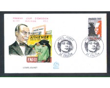1981 - LBF/3904 - FRANCIA - LOUIS JUVET - BUSTA FDC