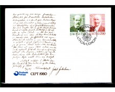 1980 - LOTTO/10966 - FAEROER - EUROPA - BUSTA FDC 1980 - LOTTO/10966 - FAEROER - EUROPA - BUSTA FDC