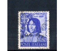 1949 - LOTTO/11043 - TRIESTE A - LORENZO IL MAGNIFICO - USATO