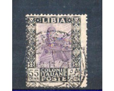 FRANCOBOLLI ITALIA COLONIE LIBIA USATI N°EX2 F1380 