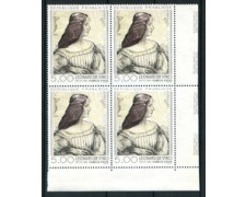 1986 - LOTTO/FRA2444Q - FRANCIA - LEONARDO DA VINCI - QUARTINA