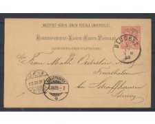 1889 - LBF/1997 - AUSTRIA - CARTOLINA POSTALE DA 5 Kr. 1889 - LBF/1997 - AUSTRIA - CARTOLINA POSTALE DA 5 Kr.