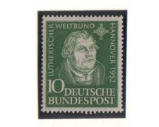 1952 - LBF/2441 - GERMANIA FEDERALE - CONGRESSO LUTERANO 1952 - LBF/2441 - GERMANIA FEDERALE - CONGRESSO LUTERANO