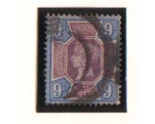 1887 - LBF/2499 GRAN BRETAGNA - 9p. GIUBILEO
