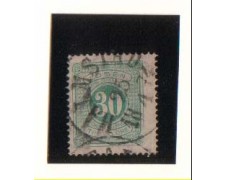 1874 - LBF/2804 - SVEZIA - SEGNATASSE 30o. VERDE - USATO