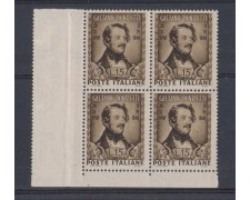 1948 - LOTTO/6067Q - REPUBBLICA - 15 LIRE DONIZETTI QUARTINA