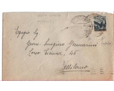 1943 - REPUBBLICA - LBF/667 - SONDRIO - BUSTA CON DATA ANTICIPATA 1943 - REPUBBLICA - LBF/667 - SONDRIO - BUSTA CON DATA ANTICIPATA