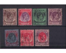 1937/41 - LOTTO/1865 - MALACCA - GIORGIO VI° 1937/41 - LOTTO/1865 - MALACCA - GIORGIO VI°