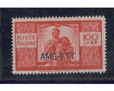 1949 - LOTTO/10246N - TRIESTE A - 100 LIRE DEMOCRATICA