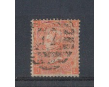 1865 - LOTTO/3530 - GRAN BRETAGNA - 4p. ROSSO ARANCIO - TAV. 9