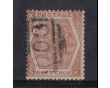 1872 - LOTTO/3539 - GRAN BRETAGNA - 6p. BISTRO CHIARO - TAV.11