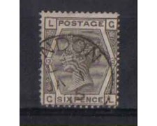 1874 - LOTTO/3542 - GRAN BRETAGNA - 6p. GRIGIO - TAV.13