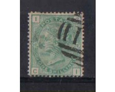 1873 - LOTTO/3544 - GRAN BRETAGNA - 1Sc. VERDE - TAV. 12