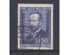 1954 - LOTTO/3614A - AUSTRIA - 1,50s. BARONE WELSBACH2