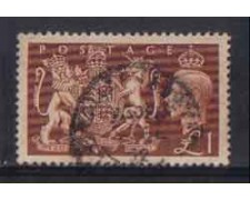 1951 - LOTTO/3858 - GRAN BRETAGNA - 1 STERLINA - USATO