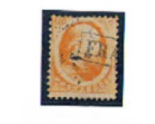 1864 - LOTTO/4008 - OLANDA - 15c. ARANCIO - USATO