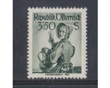1958/59 - LOTTO/4067 - AUSTRIA - 3,50 Sc. COSTUMI BASSA AUSTRIA 1958/59 - LOTTO/4067 - AUSTRIA - 3,50 Sc. COSTUMI BASSA AUSTRIA