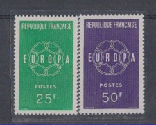 1959 - LOTTO/4511 - FRANCIA - EUROPA 2v. 1959 - LOTTO/4511 - FRANCIA - EUROPA 2v.