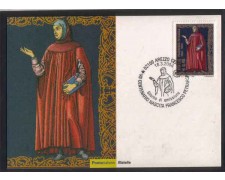 2004 - LOTTO/7451ZM - REPUBBLICA -  F. PETRARCA - MAXIMUM CARD