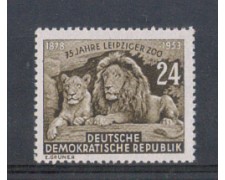 1953 - LOTTO/5156 - GERMANIA ORIENTALE - 24p. ZOO DI LIPSIA