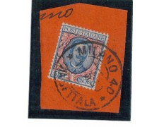 1901 - LOTTO/REG77UF - REGNO - 5 LIRE FLOREALE SU FRAMMENTO