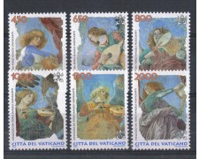 1998 - LOTTO/5735 - VATICANO - ANGELI MUSICANTI 6v. 1998 - LOTTO/5735 - VATICANO - ANGELI MUSICANTI 6v.