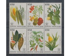 1992 - LOTTO/5785 - VATICANO - FLORA DEL NUOVO MONDO - NUOVI 1992 - LOTTO/5785 - VATICANO - FLORA DEL NUOVO MONDO - NUOVI