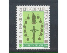 1992 - LOTTO/5786 - VATICANO - EPISCOPATO LATINO AMERICANO 1v. - NUOVO 1992 - LOTTO/5786 - VATICANO - EPISCOPATO LATINO AMERICANO 1v. - NUOVO