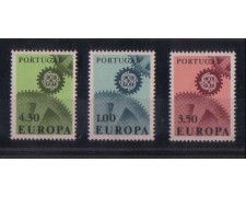 1967 - LOTTO/9818 - PORTOGALLO - EUROPA 3v. 1967 - LOTTO/9818 - PORTOGALLO - EUROPA 3v.
