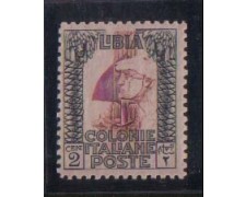 LIBIA - 1926 - LOTTO/705 - 2 c. NERO BRUNO PITTORICA